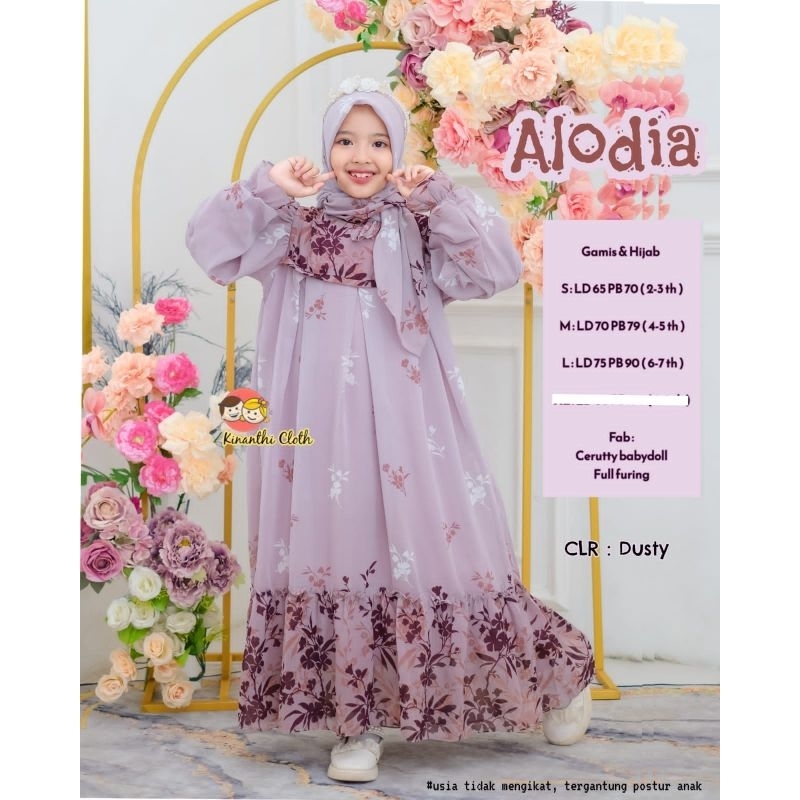 New Alodia dress anak matt Cerutty Babydoll ORI by Kinanthi cloth