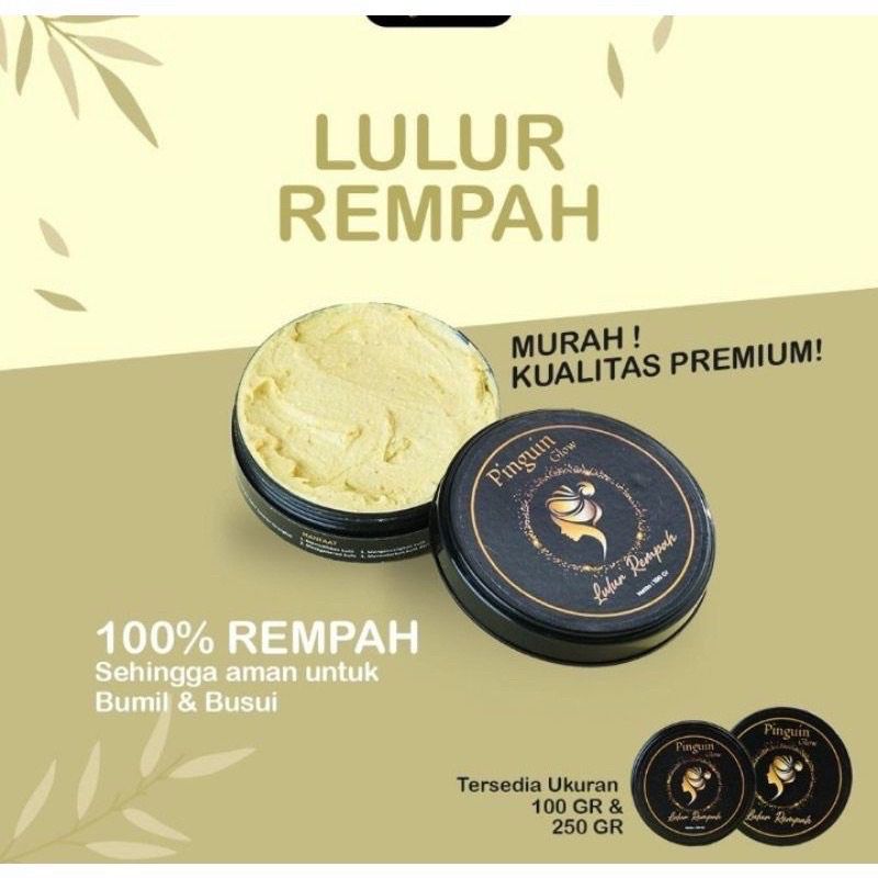 LULUR PINGUIN Lulur pingwin BPOM | lulur rempah pinguin
