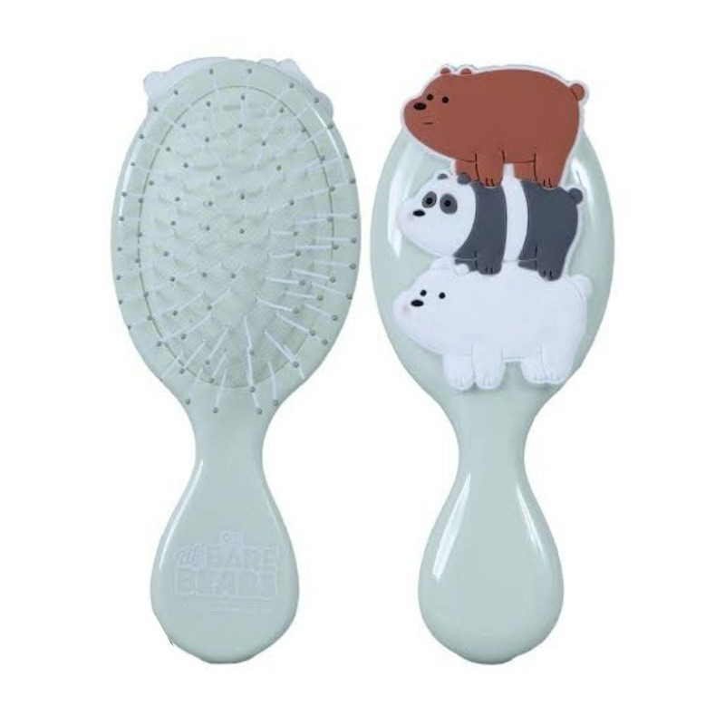 MINISO WE BARE BEARS MINI HAIR BRUSH SISIR WBB LUCU PADDLE