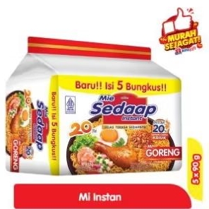

MIE SEDAAP INSTAN GORENG ISI 5X90g