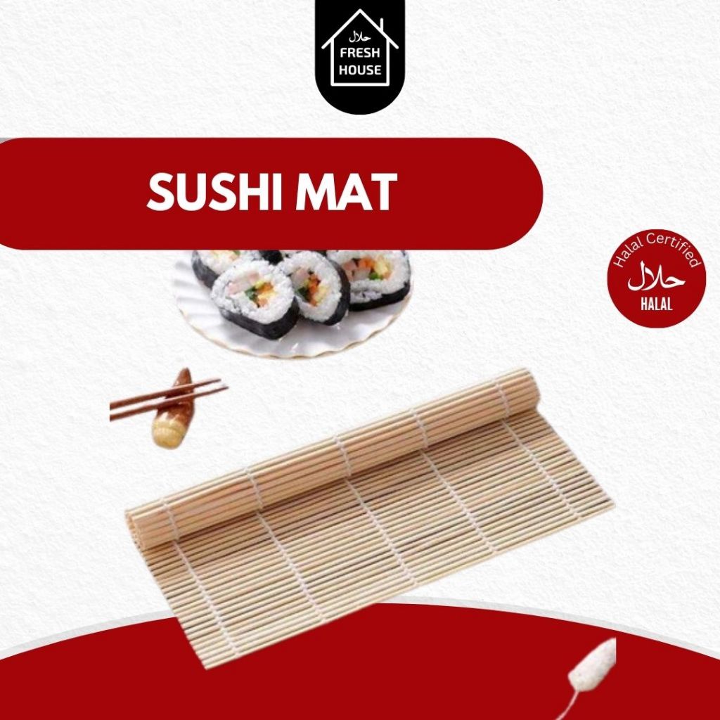 SUSHI MAT / SUSHI ROLLING MAKER / BAMBOO MAT / PANGGULUNG KIMBAB