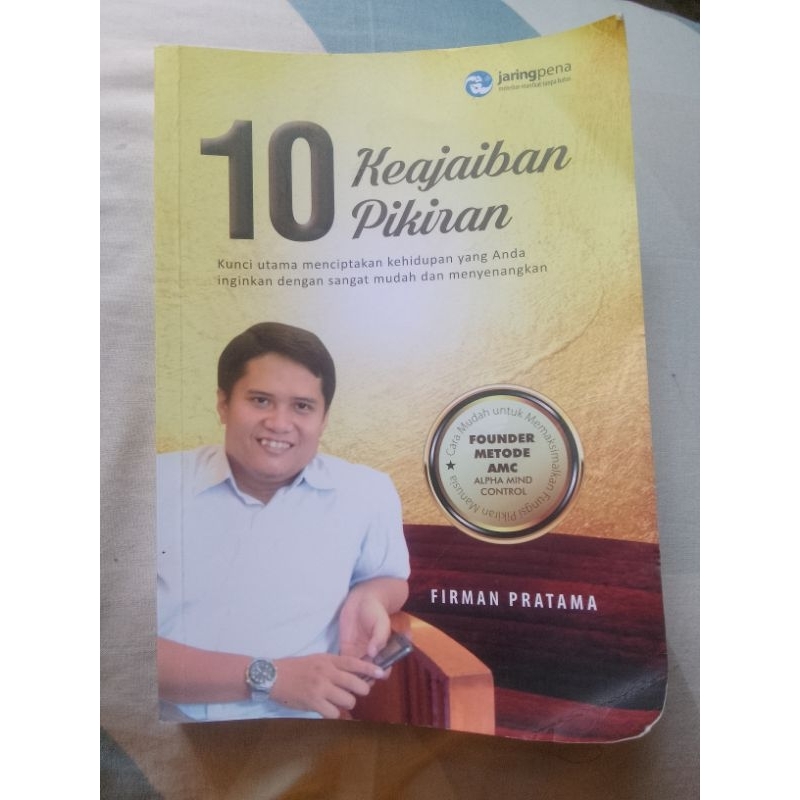Buku 10 keajaiban pikiran original karya Firman Pratama