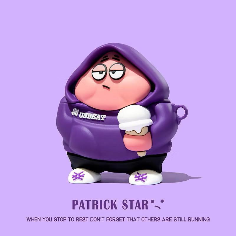 Casing Pods Pro 4 Patrick Star Unbreakable Hoodie / Robot T50S / Roker Eb811 / Ripple True Go / Prim