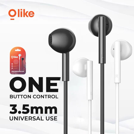 OLIKE HF HEADSET EARPHONE E20S HIFI HD STEREO SOUND WIRE SUPER BASS ORIGINAL