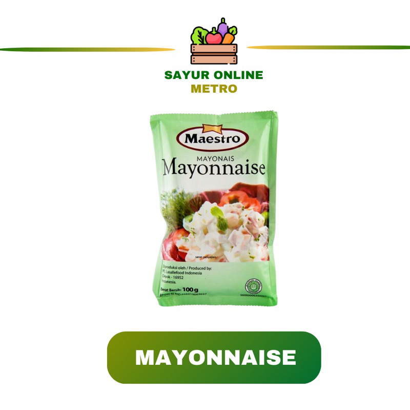 

Mayonaise 100 gr - Sayur Online Metro