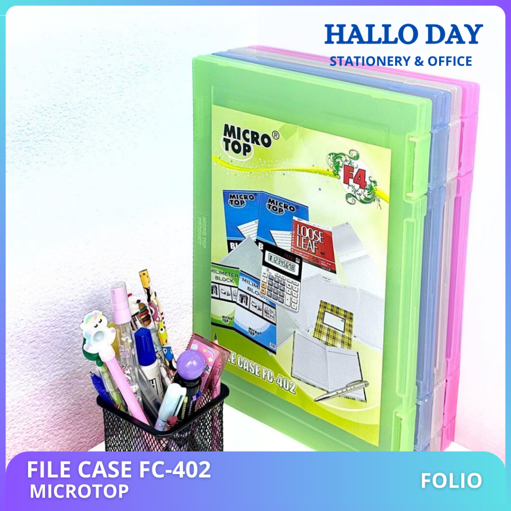 RB HD File Case F4/Hard Case Dokumen/Map Case/Kertas/Office