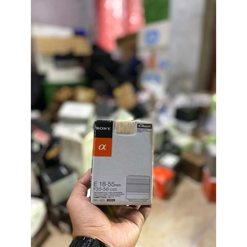 BOX LENSA SONY 18-55mm oss for sony