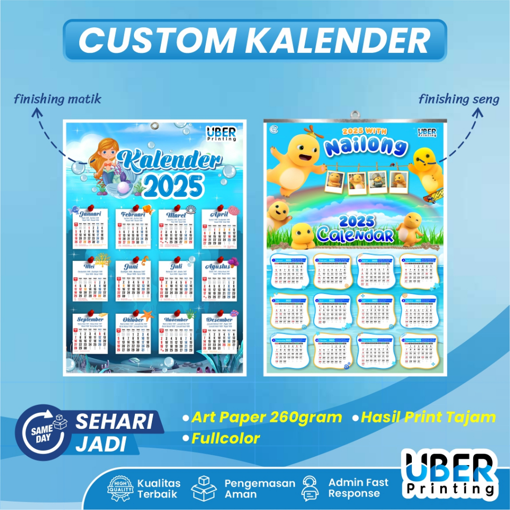 

Kalender Dinding 2025 Kalender Custom Foto kalender 2025