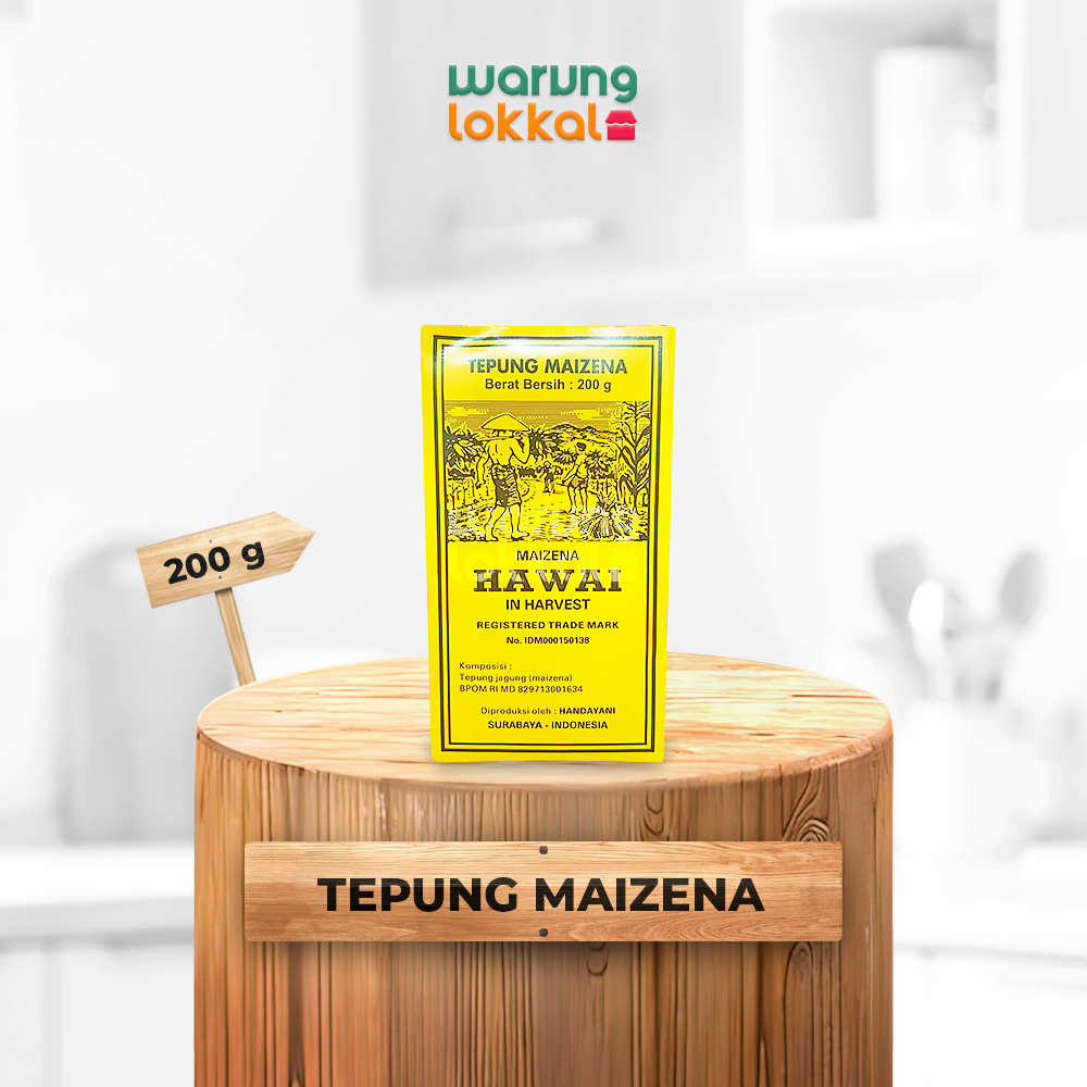 

Tepung Maizena Hawai 200g - Warung Lokkal