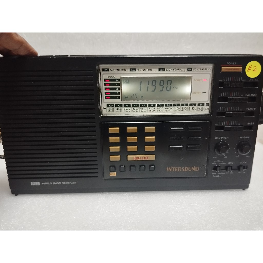 Multiband Radio Receiver FM/AM/SSB Intersound WE-12 (Unit No. 2)