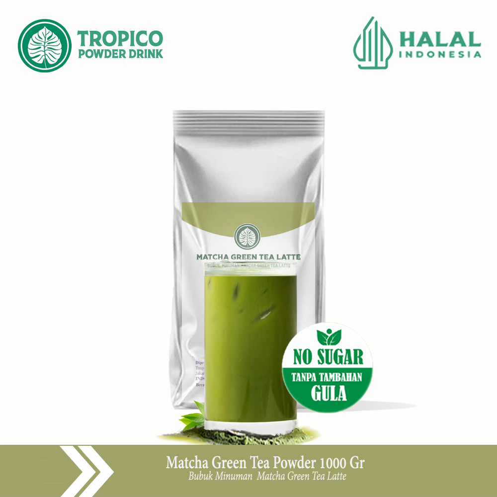 

Bubuk Minuman Matcha Green Tea Latte - TROPICO Powder Drink