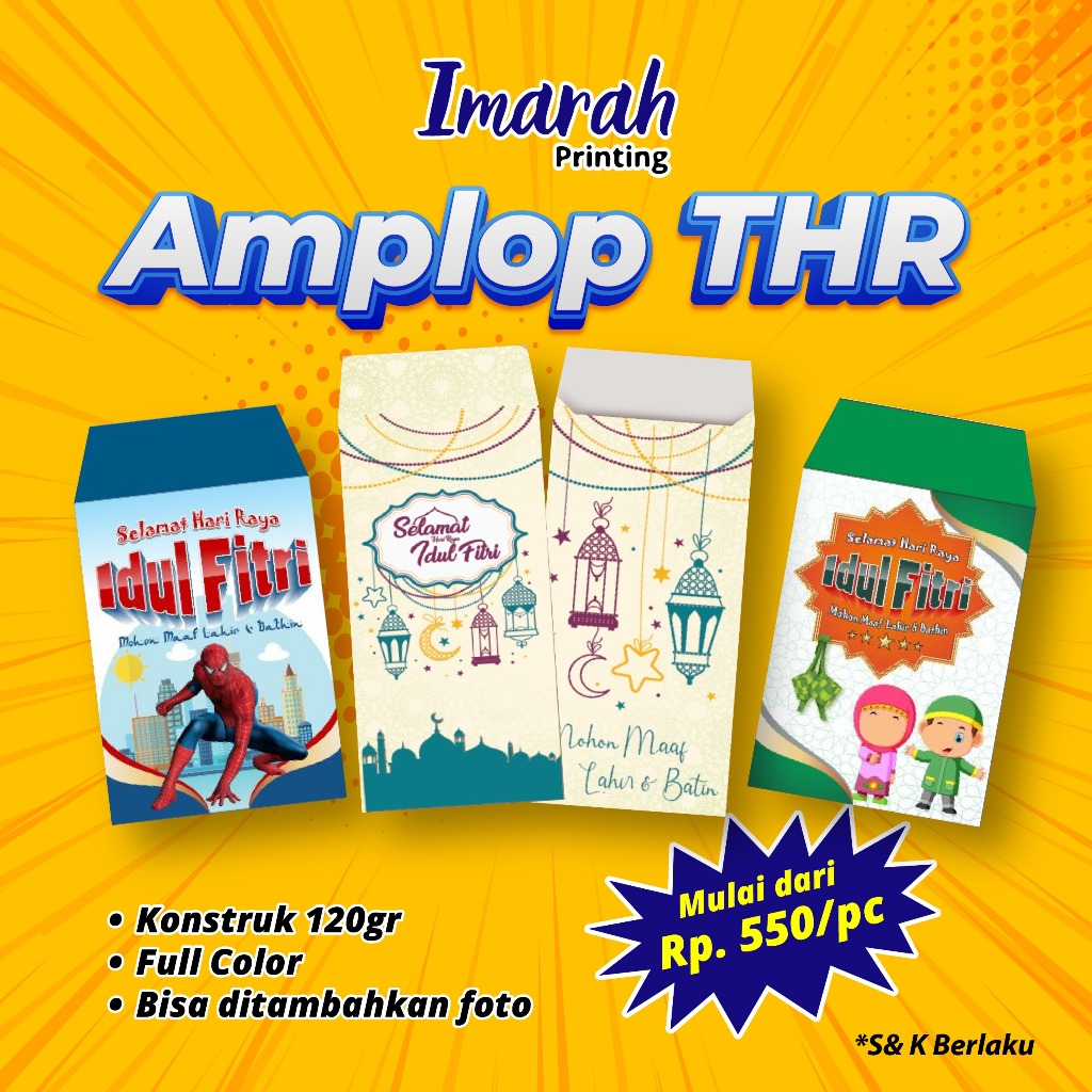 

IMARAH - AMPLOP THR LEBARAN - HARI RAYA - CUSTOM