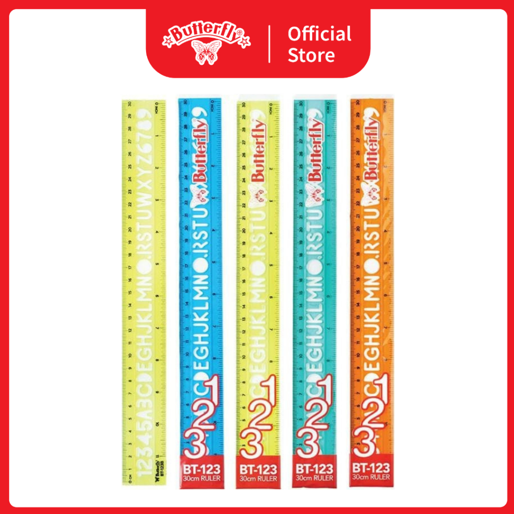 

Butterfly Penggaris 30 CM / 123B