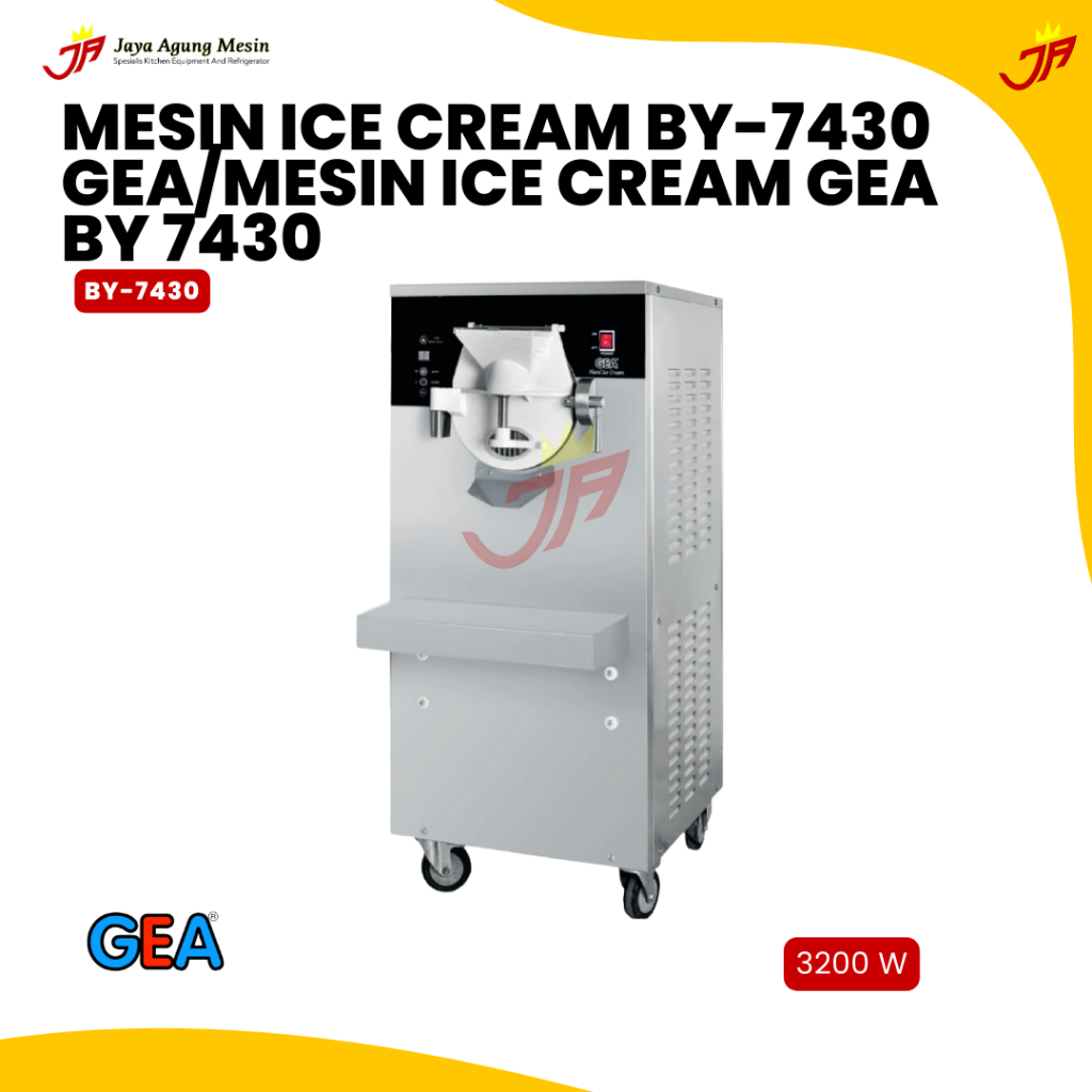 GEA Es Krim Maker Mesin Ice Cream BY-7430 GEA / Mesin Ice Cream Gea BY 7430