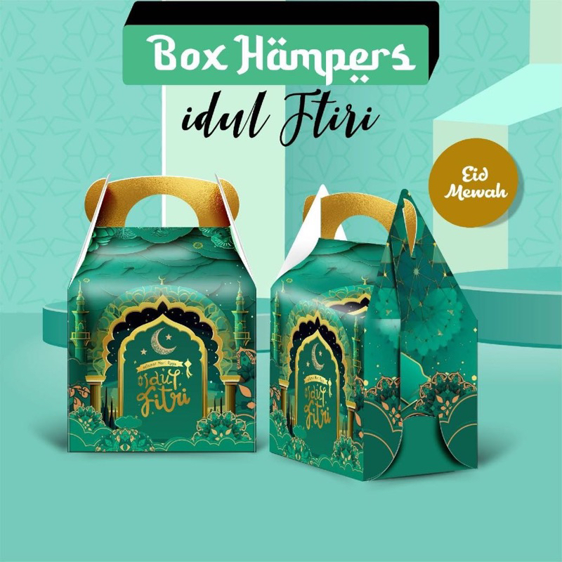 

GABLE BOX IDUL FITRI | BOX HAMPERS LEBARAN | BINGKISAN DUS PARCEL HARI RAYA | BOX HAMPERS IDUL FITRI harga 3 pcs