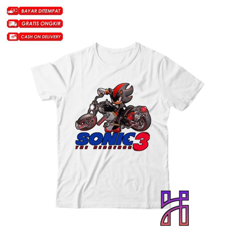 Kaos Anak Sonic Shadow Baju Anak Sonic Pakaian Anak Anak