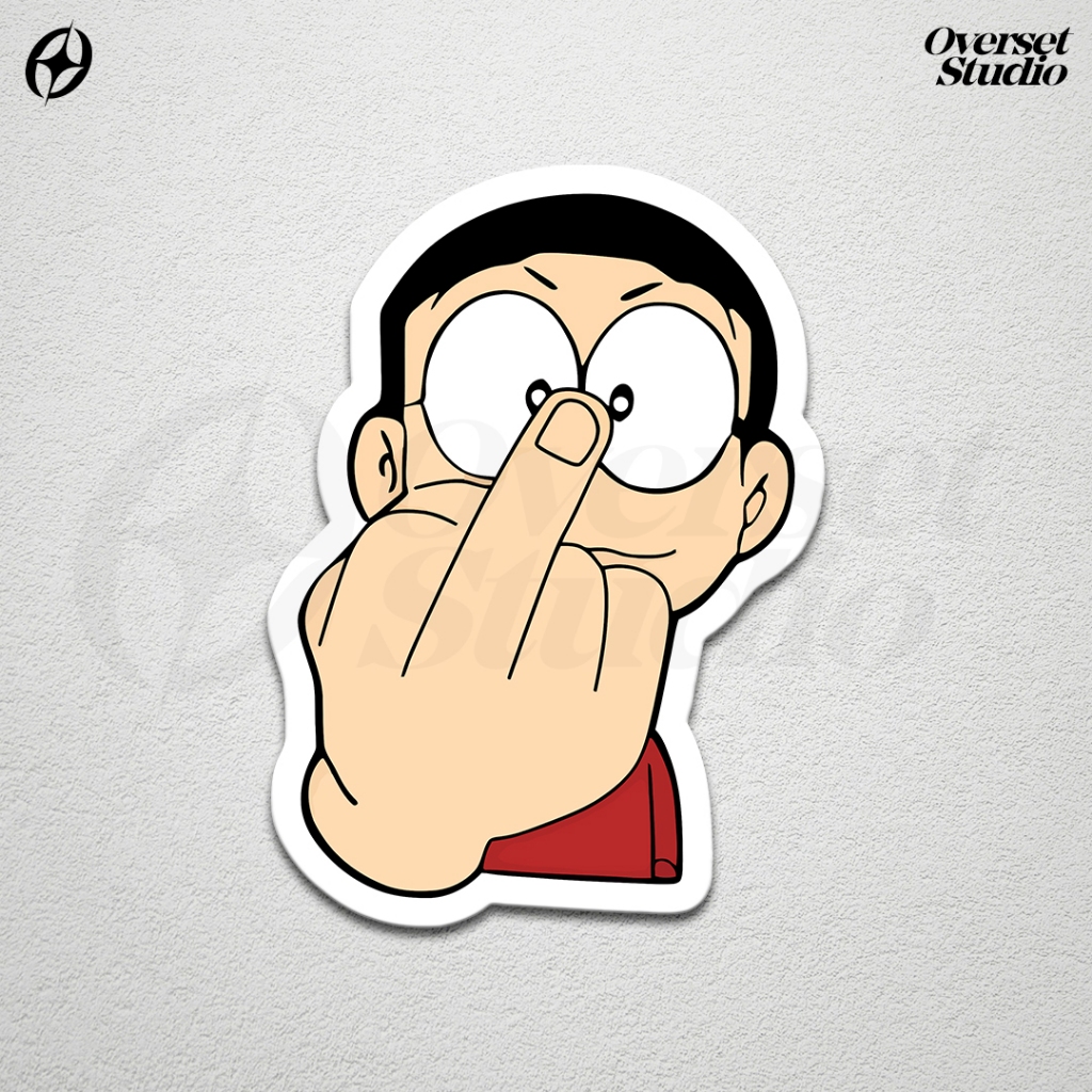 

(GRATIS ONGKIR & COD) Stiker Sticker Nobita Middle Finger / Stiker Aesthetic Nobita / Sticker Vinyl Glossy / Nobita Aesthetic Sticker / Sticker Band / Stiker Brand Lokal / Stiker Satuan / Sticker Custom / Sticker Helm / Stiker Tumbler / Stiker Anti Air