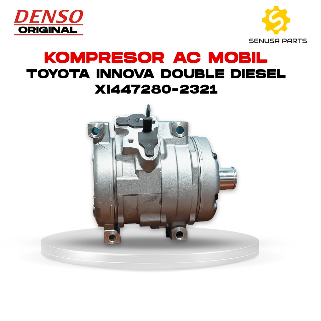 KOMPRESOR AC MOBIL TOYOTA INNOVA DOUBLE DIESEL ORIGINAL DENSO (denso kompressor ac)