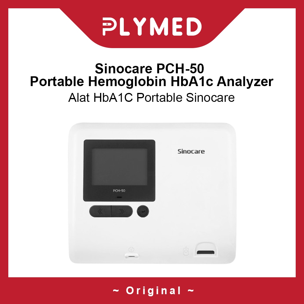 Sinocare PCH-50 Portable Glycosylated Hemoglobin Analyzer HbA1c Alat Cek Gula Darah Blood Glucose Ch