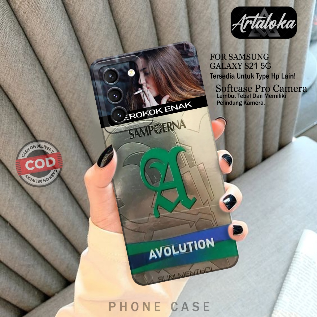 Case Hp Samsung Galaxy S21 5G Fashion Case RK Case Samsung Galaxy S21 5G Silikon TPU Pro Camera Casi