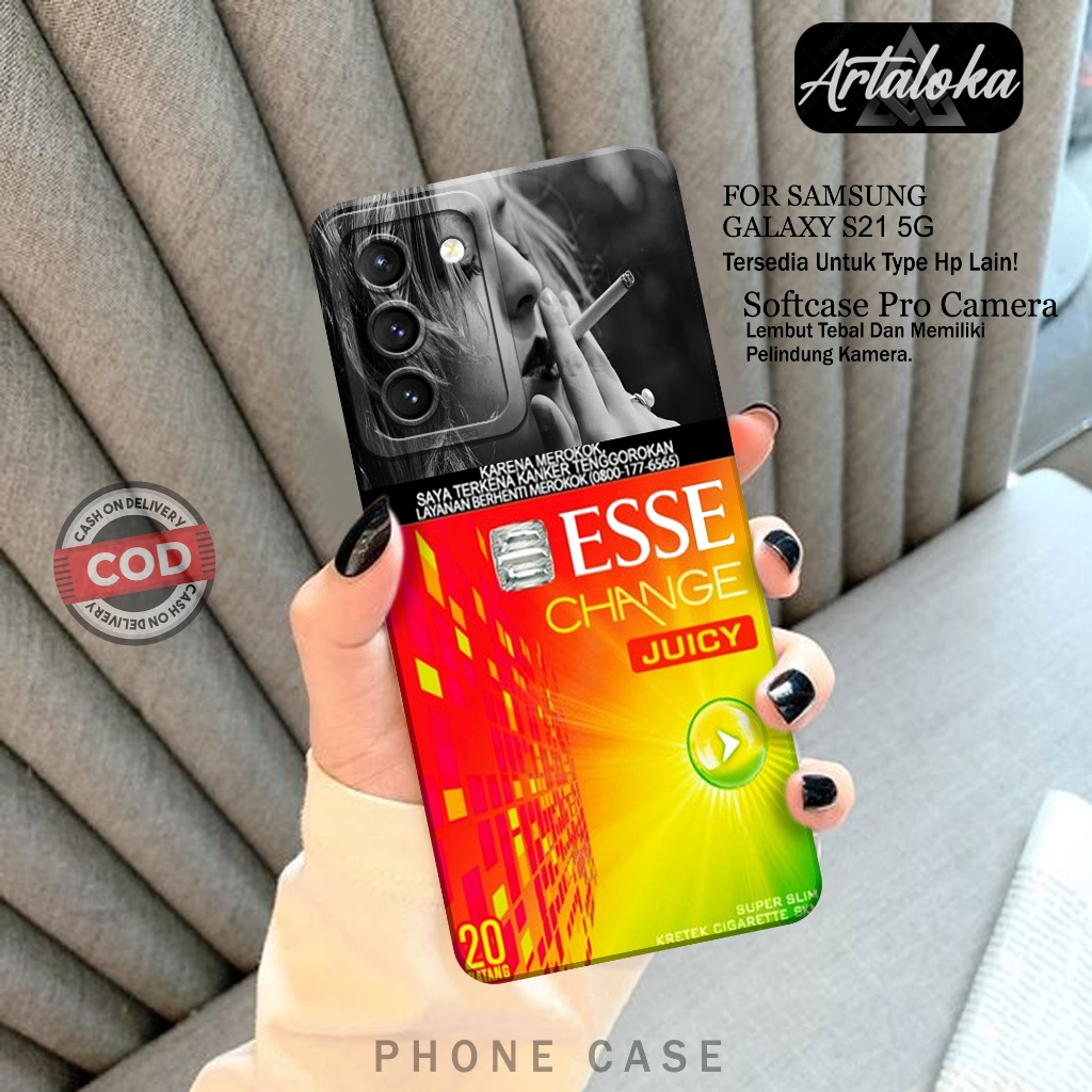 Case Hp Samsung Galaxy S21 5G Fashion Case RK Case Samsung Galaxy S21 5G Silikon TPU Pro Camera Casi