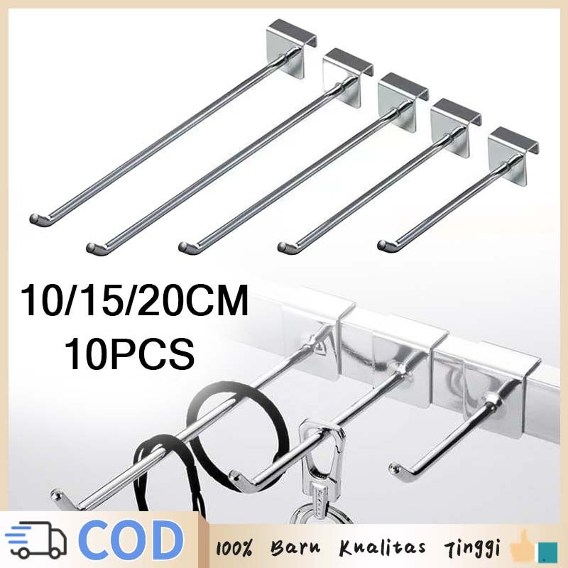 10Pcs Cantolan Pipa Besi Cantolan Cantolan Rak Display Besi Cantolan Aksesoris