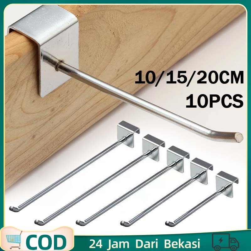 10Pcs/set Cantolan Rak Display/besi Cantolan Aksesoris/cantolan Aksesoris Besi/cantolan Pipa Kotak