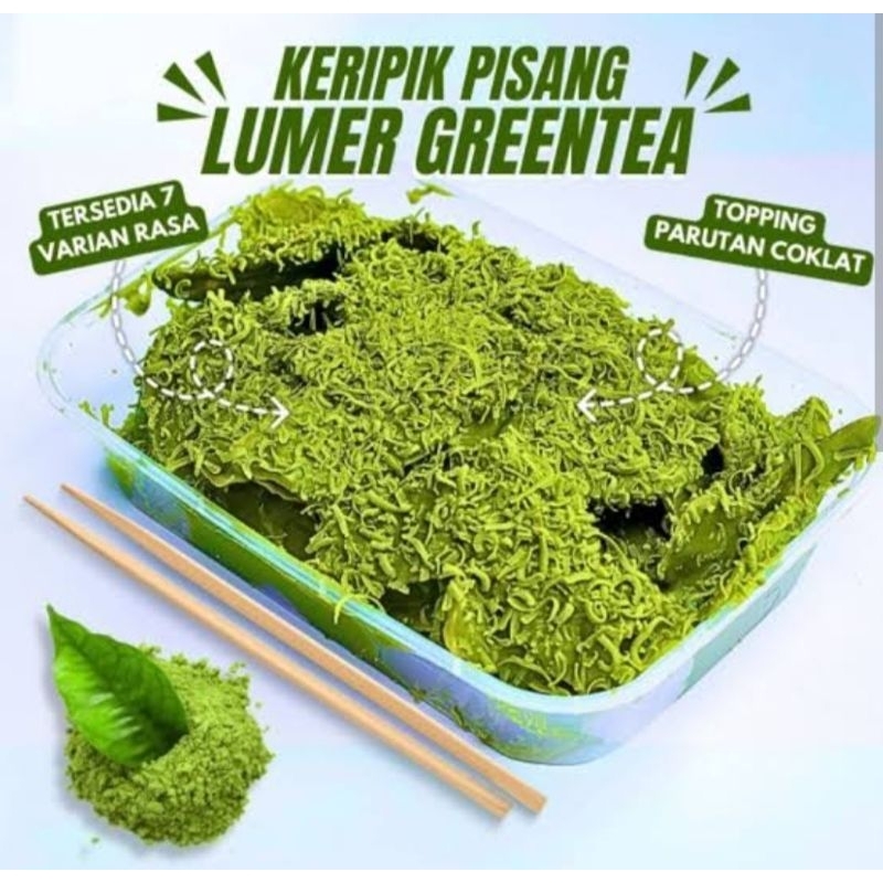

Kripik pisang coklat Matcha Lumer 250 gram 1000 ml