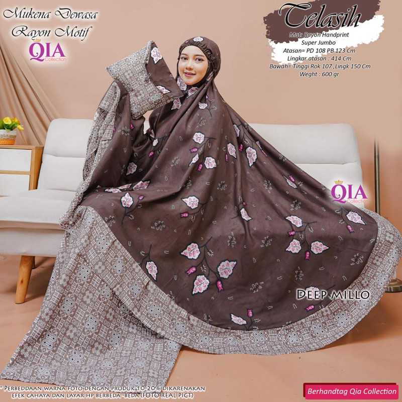 [QIA COLLECTION] MUKENA BEST SELLER TELASIH BY QIA COLLECTION MUKENA KEKINIAN MURAH MUKENA PREMIUM M