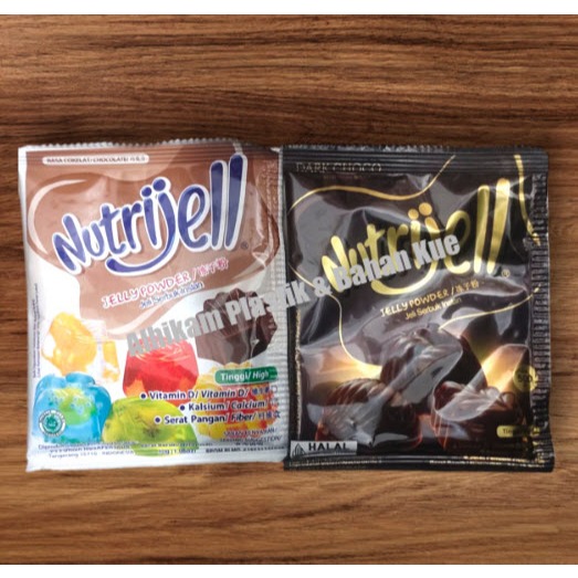 

Nutrijell Jelly Powder Coklat kecil 30gr / Nutrijel Coklat / Nutrijel Dark Coklat 30gr