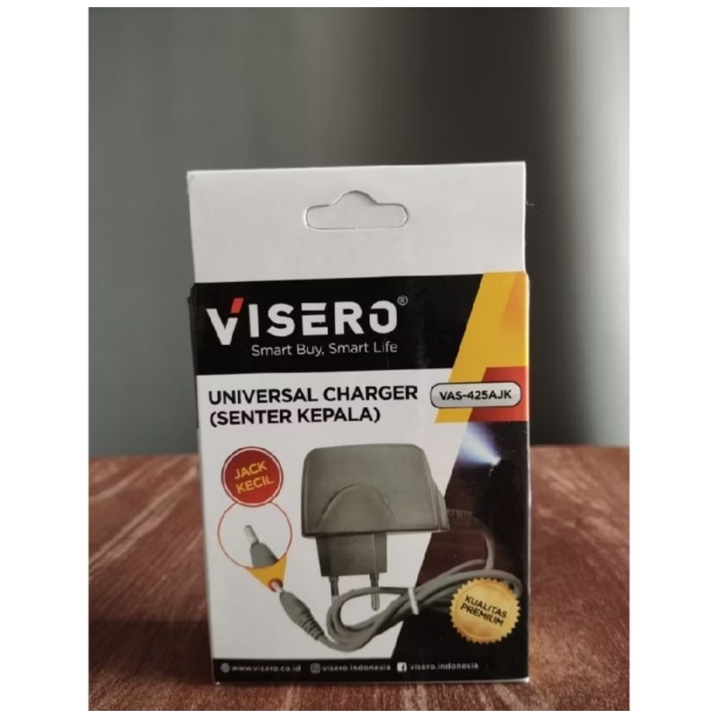 Charger Universal VISERO Jack Lurus Senter Kepala