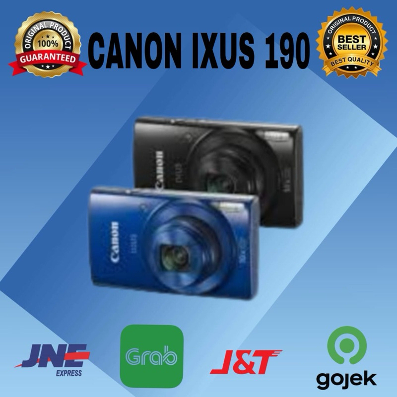 camera canon ixus 190 wifi/canon 190/poket canon-white box,camera only