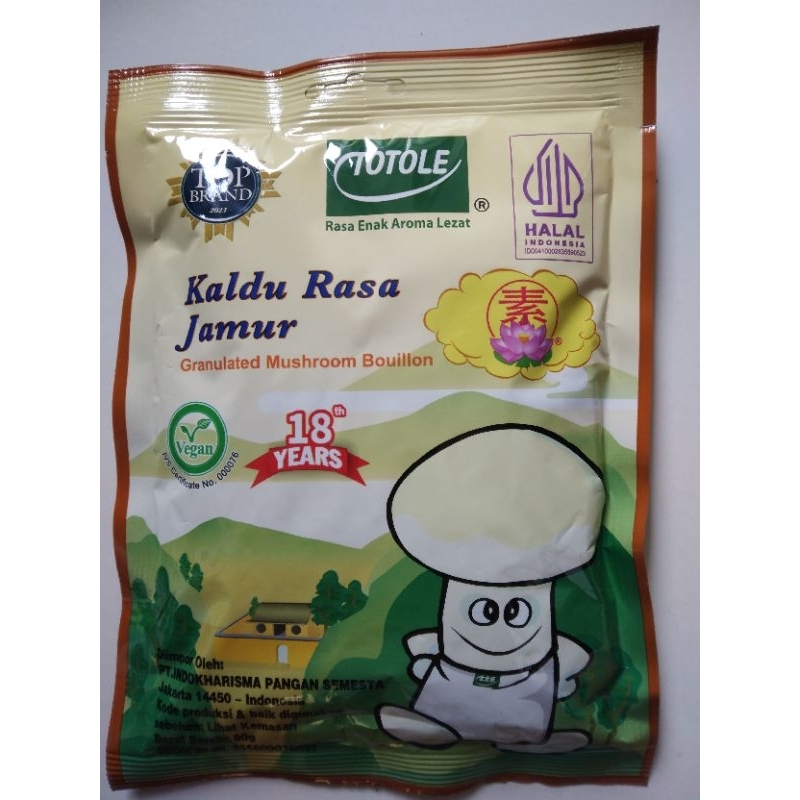 

Totole Kaldu Jamur Kemasan 80 Gram
