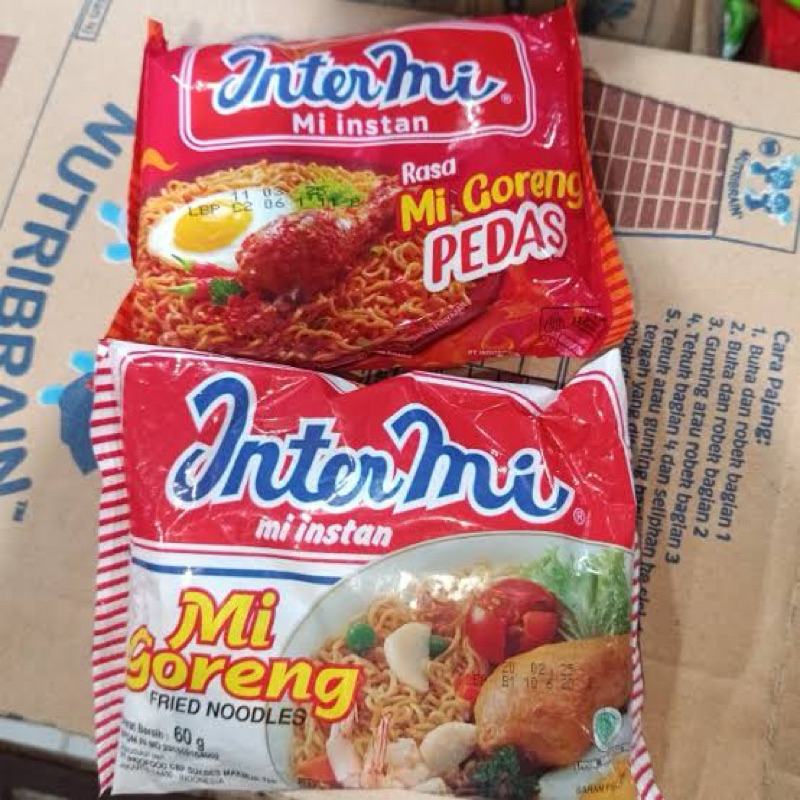 

intermie goreng, mie instan goreng