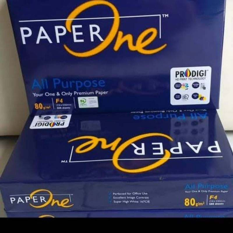 

Grosir Kertas F4 80 gr Paperone 1 dus