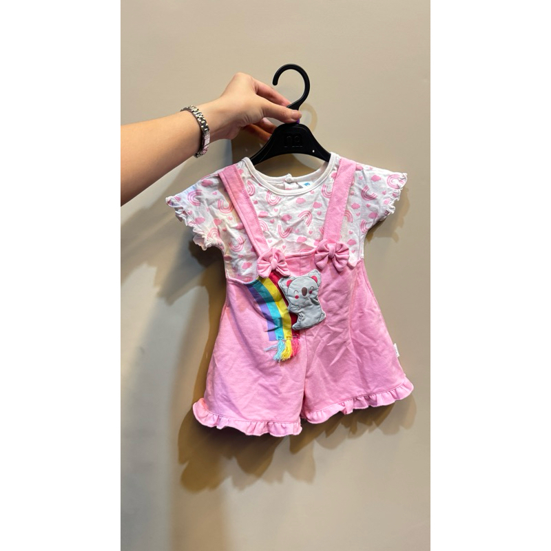 jumpsuit anak perempuan 2-3 tahun