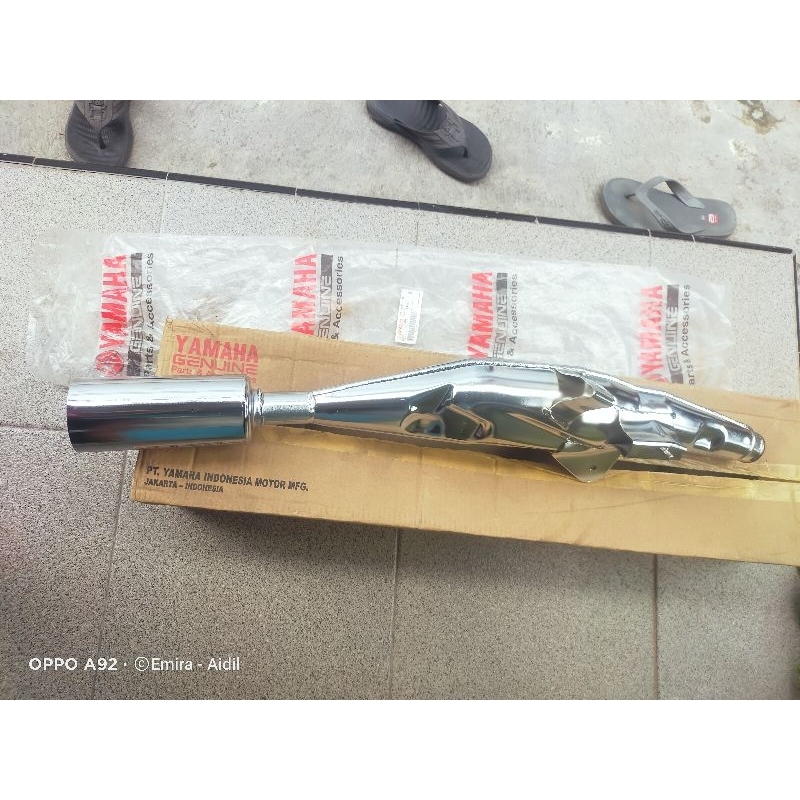 Knalpot Yamaha fiz r crom