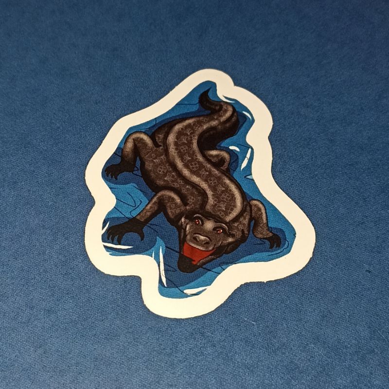 

stiker buaya nyerang