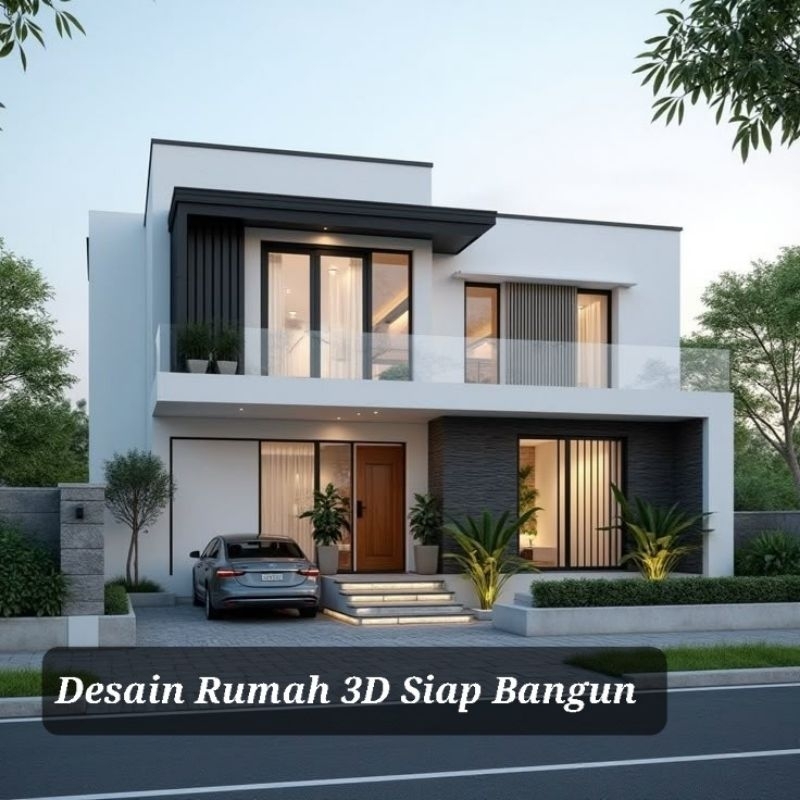 Jasa Desain Rumah 3D Realistis HD - Denah Lengkap