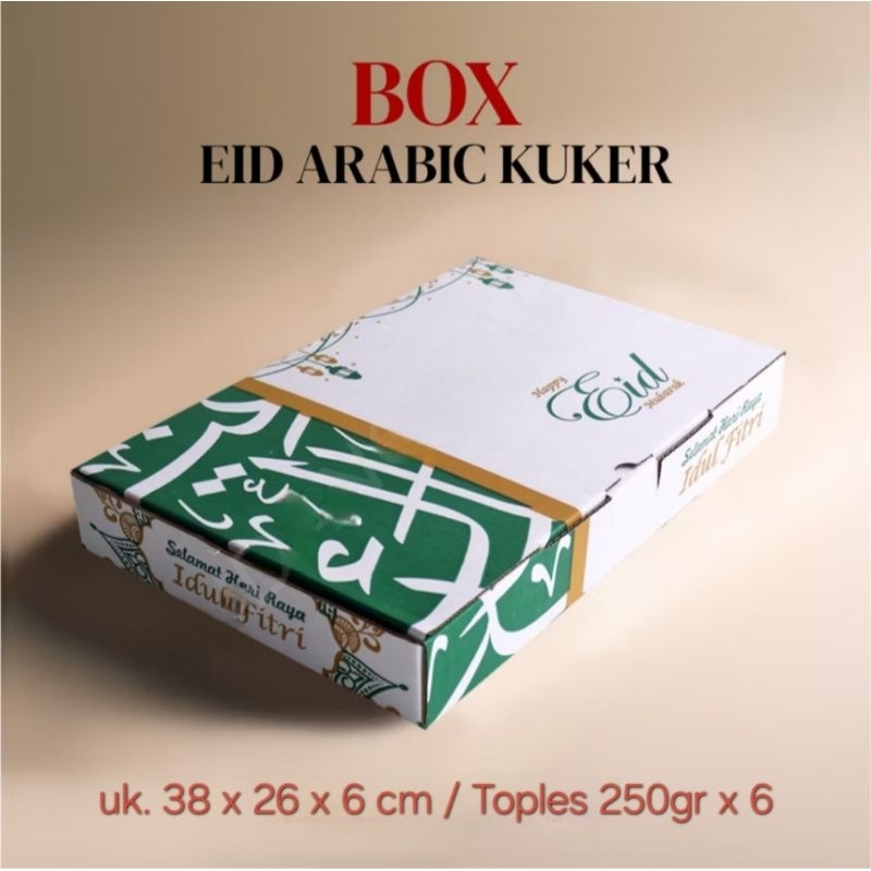 

KARDUS DIECUT ARABIC LEBARAN IDULFITRI 38x26x6