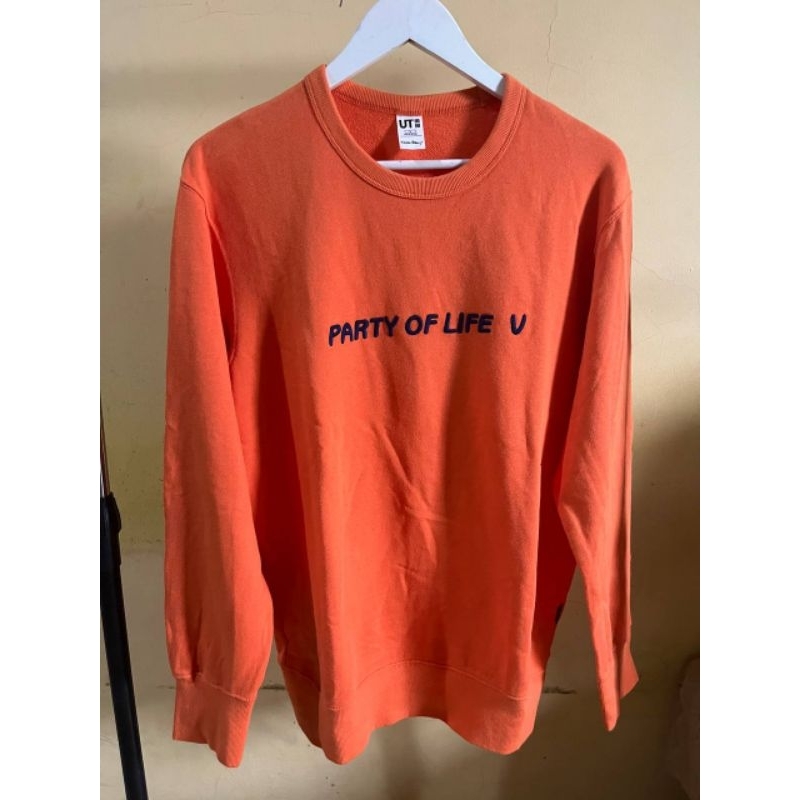 UNIQLO X KEITH HARING CREWNECK ORANGE / PRELOVED