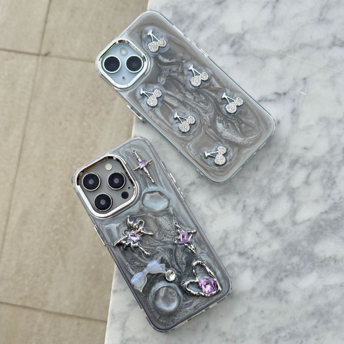 NEW 3D CASE CHERRY + Y2k IPHONE