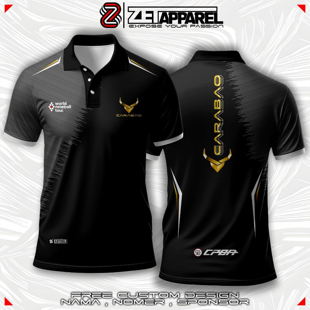 JERSEY BILLIARD CARABAO LIMITED PREMIUM BAHAN DRYFIT ADEM TIDAK PANAS PRO BILLIARD CUP