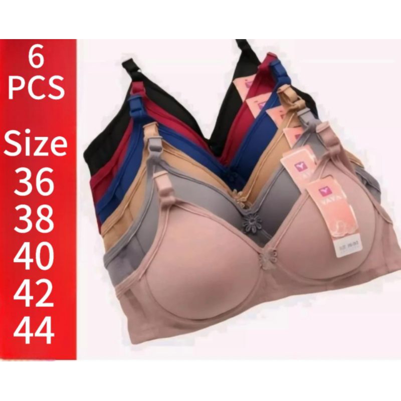 GROSIR  12 PCS 6 PCS Sport Bra // Bra Wanita Dewasa Tanpa Busa // BH Wanita  // Bra Wanita Lusinan