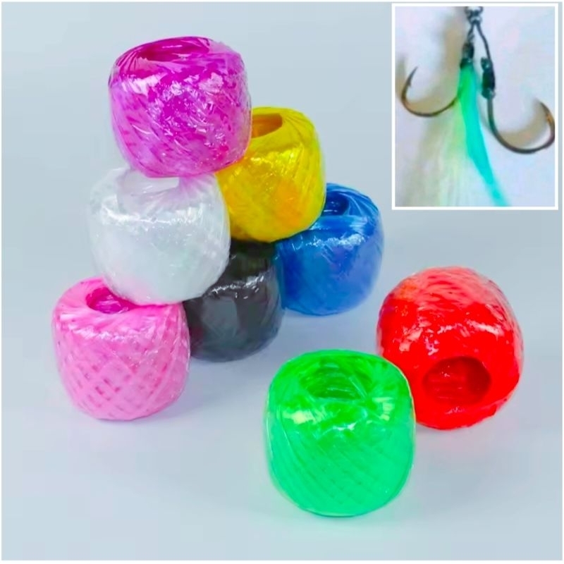 Tali Rafia umpan tali rafia sabiki tali rafia bangka tali rafia umpan ikan umpan pancing umpan kotre