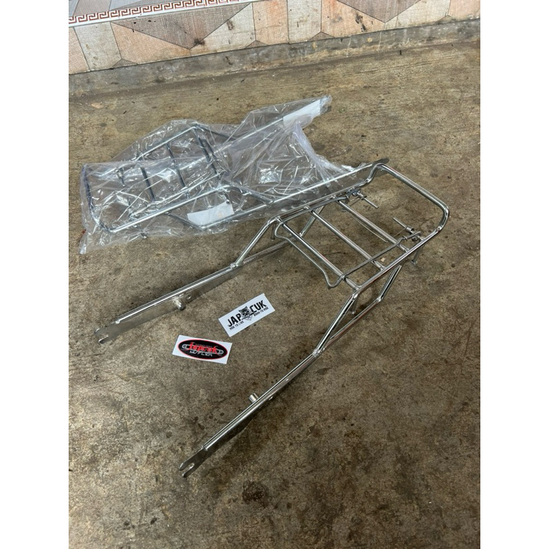 Begel Bagasi Rak koba japcuk original Belakang  jepit Jepret Honda Cb100 cb125 bahan super tebal