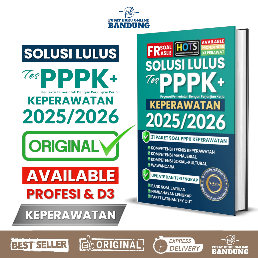 BUKU PPPK PERAWAT 2025 / 2026 LULUS PPPK PERAWAT PPPK BIDAN PPPK TENAGA MEDIS TENAGA KESEHATAN INDON