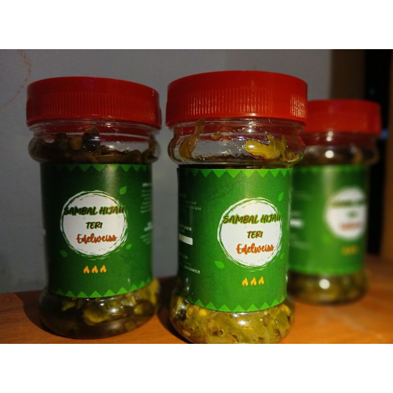 

Sambal Hijau Teri 150gr