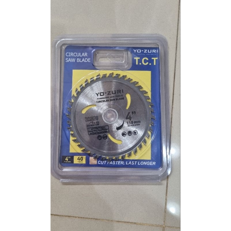 Pisau potong kayu 4" Yozuri / mata circle 4" Yozuri / circular saw blade Yozuri