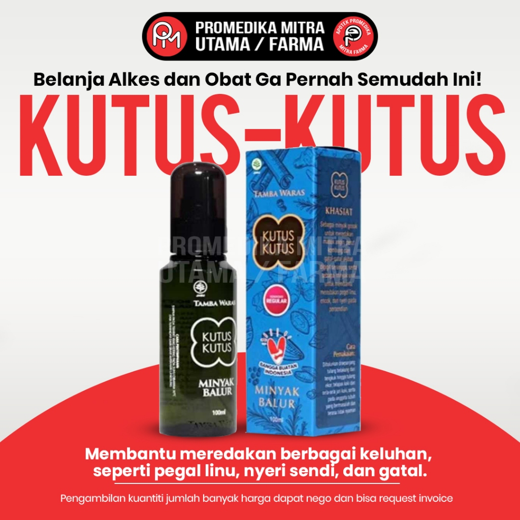 Minyak Kutus-Kutus 100 ml / Minyak herbal banyak manfaat / Botol